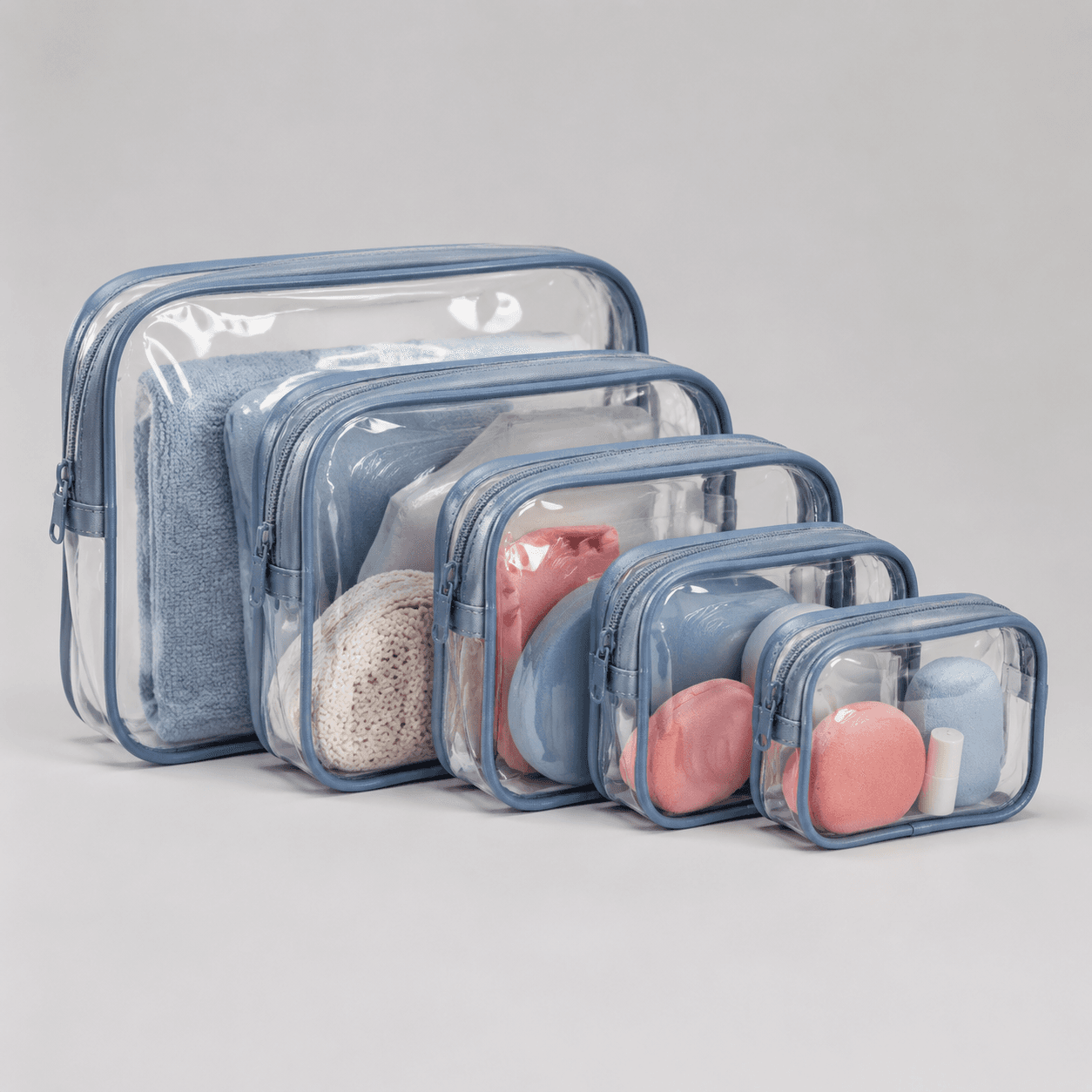 Clear Accessory Pouches (5) — main view